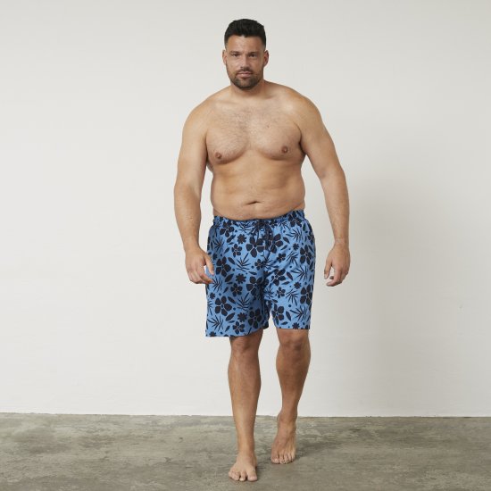 North Latitude 61153 4-Way Stretch Badeshorts Blå - Undertøj og badetøj - Badetøj og Undertøj i store størrelser 