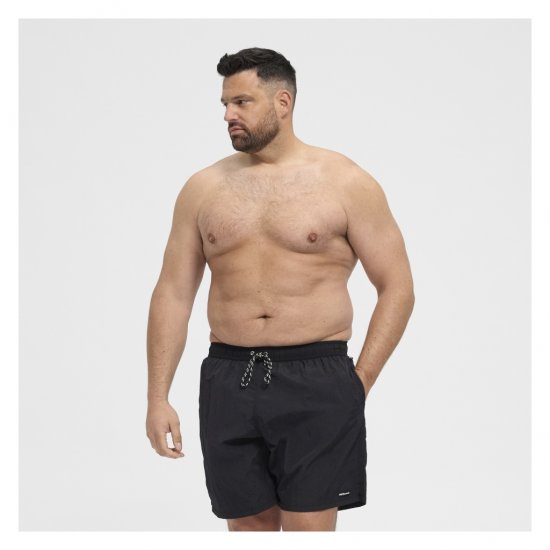 North Latitude Swimshorts Black - Undertøj og badetøj - Badetøj og Undertøj i store størrelser 