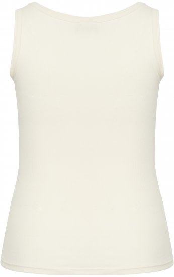 Kaffe Curve Carina Tanktop Chalk - T-shirts - 