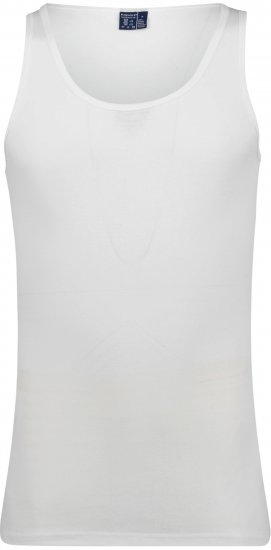 Adamo 320116 Fine Rib Undershirt White - Undertrøjer - 