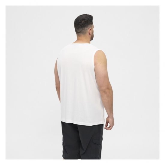 North Latitude Tanktop White - Ærmeløse T-shirts / tanktoppe i store størrelser - Ærmeløse T-shirts / tanktoppe i store størrelser