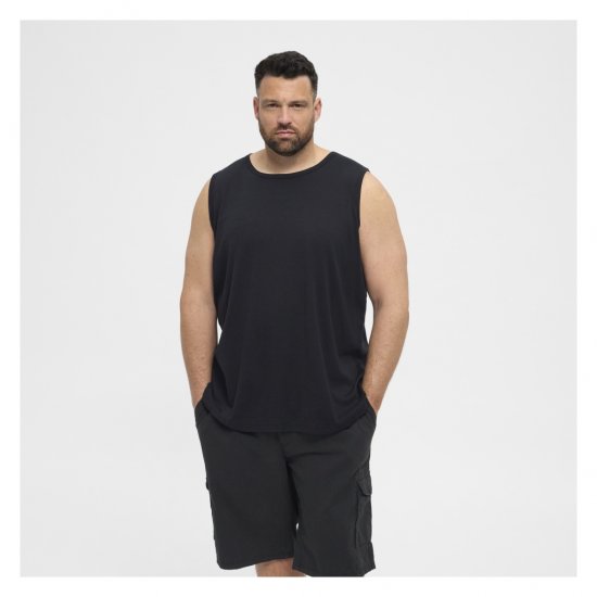 North Latitude Tanktop Black - Ærmeløse T-shirts / tanktoppe i store størrelser - Ærmeløse T-shirts / tanktoppe i store størrelser