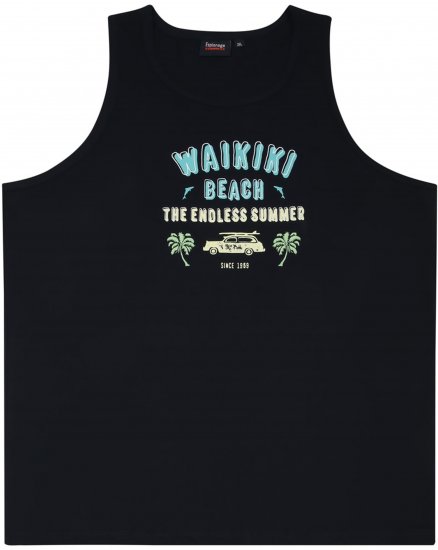 Espionage T405 Waikiki Tanktop Navy - Ærmeløse T-shirts / tanktoppe i store størrelser - Ærmeløse T-shirts / tanktoppe i store størrelser