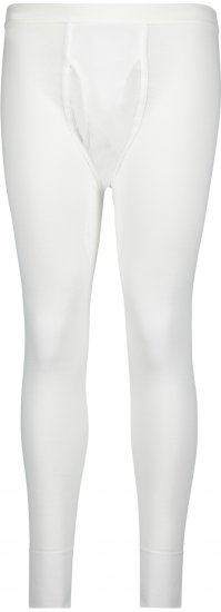 Adamo Royal Thermal Long Johns Fine Ribbed White - Undertøj og badetøj - Badetøj og Undertøj i store størrelser 