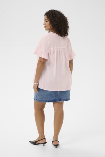 Kaffe Curve Valeria Top Ballerina Pink - Trøjer & toppe - 