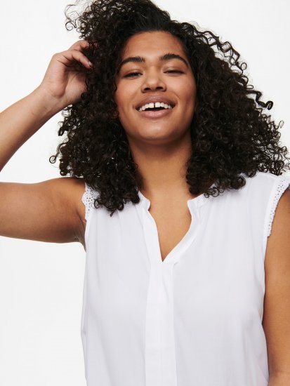 Only Carmakoma Mumi Top White - Toppe - 