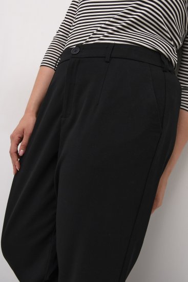 Kaffe Curve Merla Bukser Sort - Jeans & Bukser i Store Størrelser – Plus Size - 