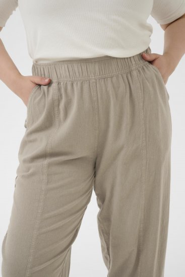Kaffe Curve Nana Barrel Pants Brindle - Stofbukser - 