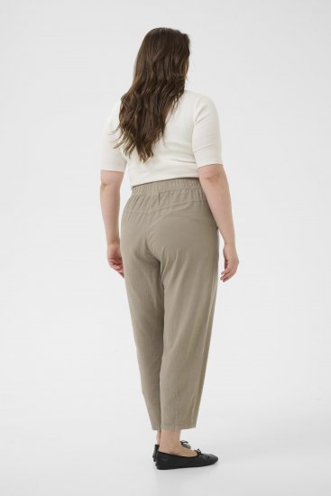 Kaffe Curve Nana Barrel Pants Brindle - Stofbukser - 