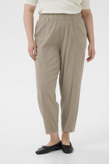 Kaffe Curve Nana Barrel Pants Brindle - Stofbukser - 