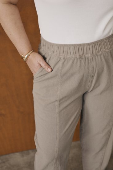 Kaffe Curve Nana Barrel Pants Brindle - Stofbukser - 