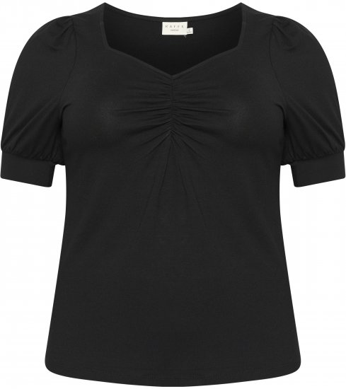 Kaffe Curve Sissy T-shirt Sort - T-shirts - 