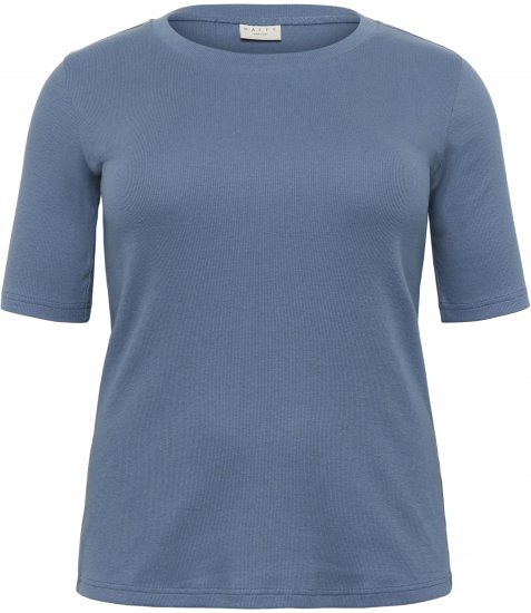 Kaffe Curve Carina T-Shirt Blue - T-shirts - 