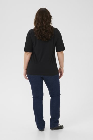 Kaffe Curve Phoelina T-Shirt Black - T-shirts - 