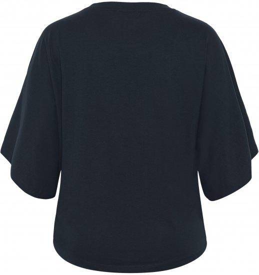 Kaffe Curve Stormi T-Shirt Navy - T-shirts - 