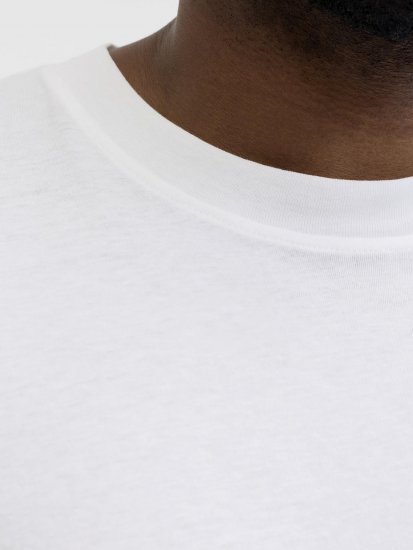 Jack & Jones Brandon T-shirt Hvid - T-shirts - T-shirts i store størrelser - 2XL-14XL