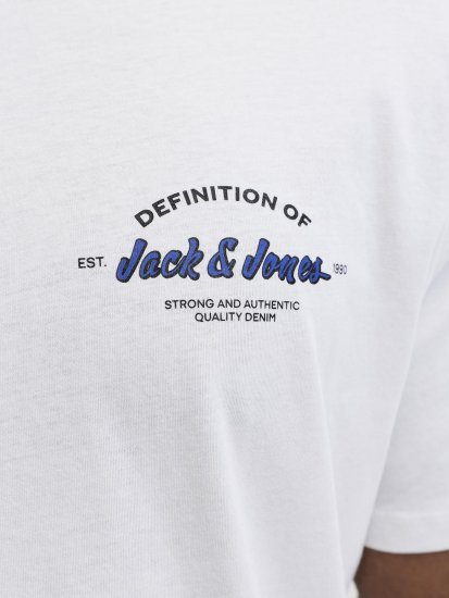 Jack & Jones Brandon T-shirt Hvid - T-shirts - T-shirts i store størrelser - 2XL-14XL