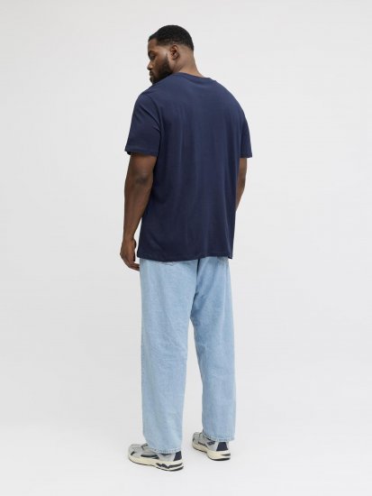 Jack & Jones Brandon T-shirt Blå - T-shirts - T-shirts i store størrelser - 2XL-14XL