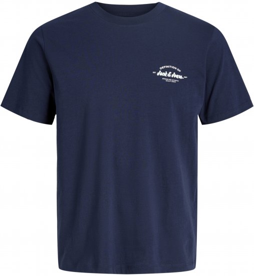 Jack & Jones Brandon T-shirt Blå - T-shirts - T-shirts i store størrelser - 2XL-14XL