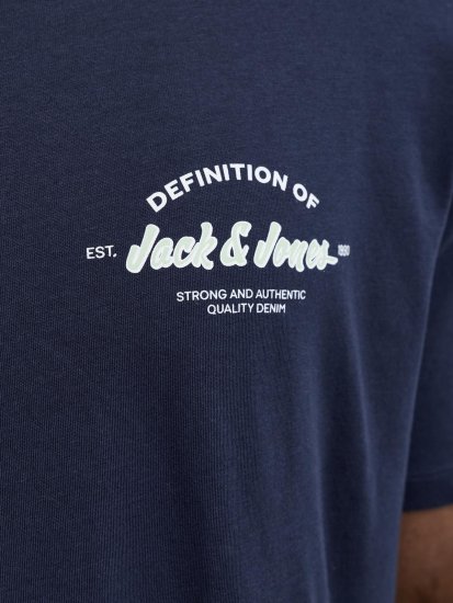 Jack & Jones Brandon T-shirt Blå - T-shirts - T-shirts i store størrelser - 2XL-14XL