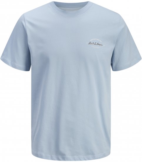Jack & Jones Brandon T-shirt Himmelblå - T-shirts - T-shirts i store størrelser - 2XL-14XL