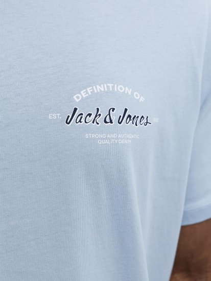 Jack & Jones Brandon T-shirt Himmelblå - T-shirts - T-shirts i store størrelser - 2XL-14XL