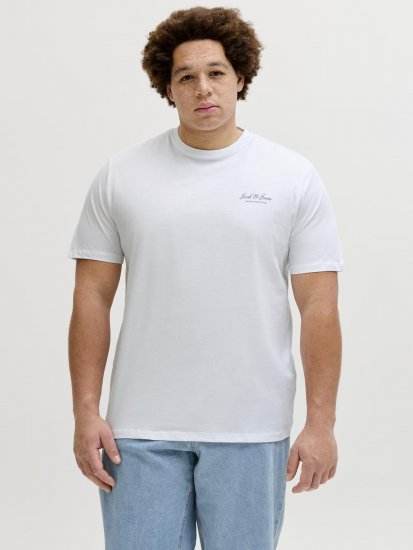 Jack & Jones Archive T-shirt Hvid - T-shirts - T-shirts i store størrelser - 2XL-14XL