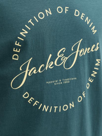 Jack & Jones Grayson T-shirt Turkis - T-shirts - T-shirts i store størrelser - 2XL-14XL