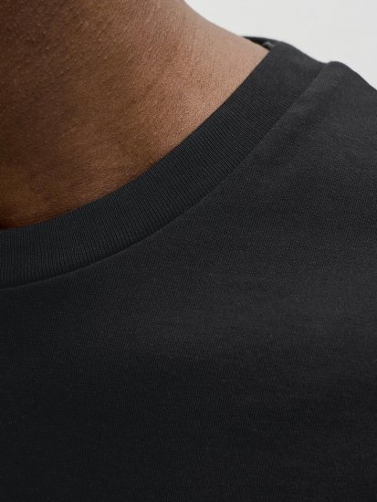 Jack & Jones Grayson T-shirt Sort - T-shirts - T-shirts i store størrelser - 2XL-14XL