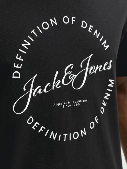 Jack & Jones Grayson T-shirt Sort - T-shirts - T-shirts i store størrelser - 2XL-14XL