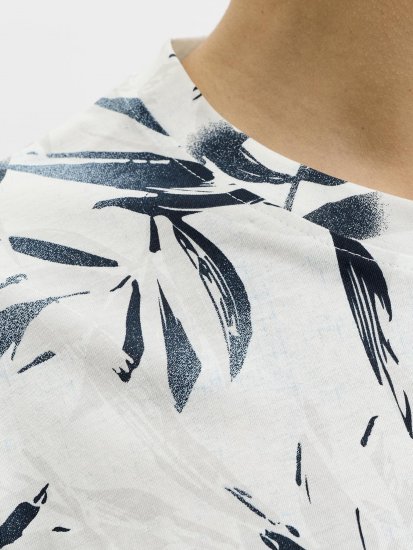 Jack & Jones Honolulu T-Shirt White - T-shirts - T-shirts i store størrelser - 2XL-14XL