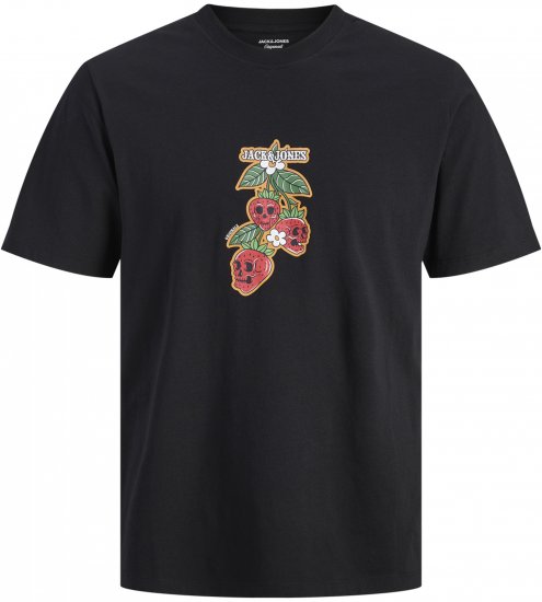 Jack & Jones Catskills T-shirt Sort - T-shirts - T-shirts i store størrelser - 2XL-14XL