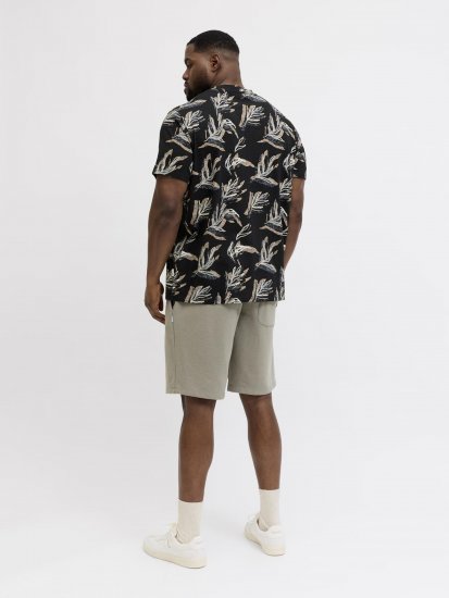 Jack & Jones Montauk T-Shirt Black - T-shirts - T-shirts i store størrelser - 2XL-14XL