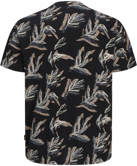 Jack & Jones Montauk T-Shirt Black - T-shirts - T-shirts i store størrelser - 2XL-14XL