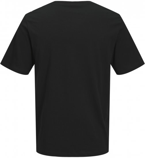 Jack & Jones Catskills Worldwide T-shirt Sort - T-shirts - T-shirts i store størrelser - 2XL-14XL