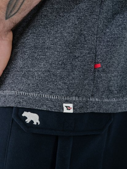 D555 Moyles Newport Beach Woody Car Printed T-Shirt Navy Twist - T-shirts med print i store størrelser - T-shirts med print i store størrelser