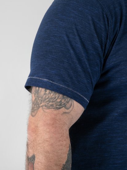 D555 Cooper Grumpy Old Man Printed T-Shirt Navy - T-shirts med print i store størrelser - T-shirts med print i store størrelser