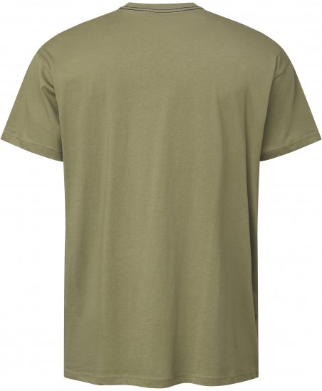 North Latitude 61119 T-Shirt med Print Olivengrøn - T-shirts - T-shirts i store størrelser - 2XL-14XL