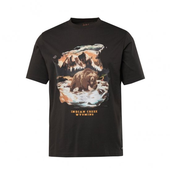 JP1880 T-Shirt Indian Creek Anthracite TALL - HERRETØJ MT-6XLT - Tøj til høje mænd
