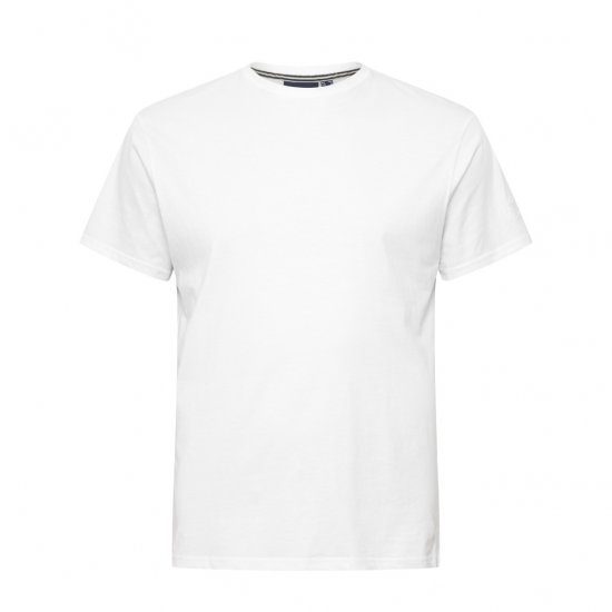 North Latitude T-Shirt O-Neck White - T-shirts - T-shirts i store størrelser - 2XL-14XL