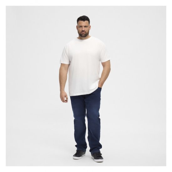 North Latitude T-Shirt O-Neck White - T-shirts - T-shirts i store størrelser - 2XL-14XL