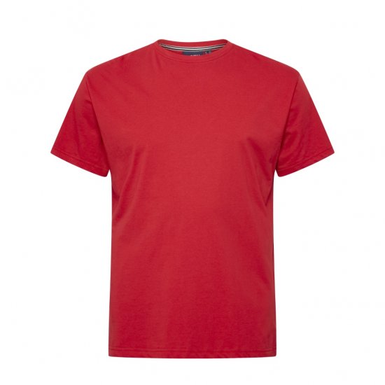 North Latitude T-Shirt O-Neck Red - T-shirts - T-shirts i store størrelser - 2XL-14XL