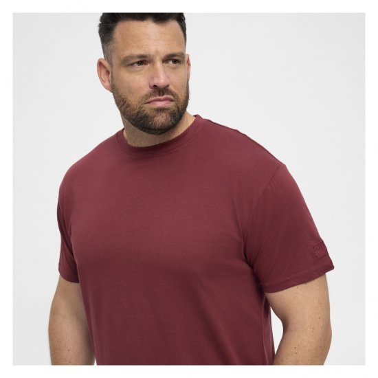North Latitude T-Shirt O-Neck Bordeaux - T-shirts - T-shirts i store størrelser - 2XL-14XL