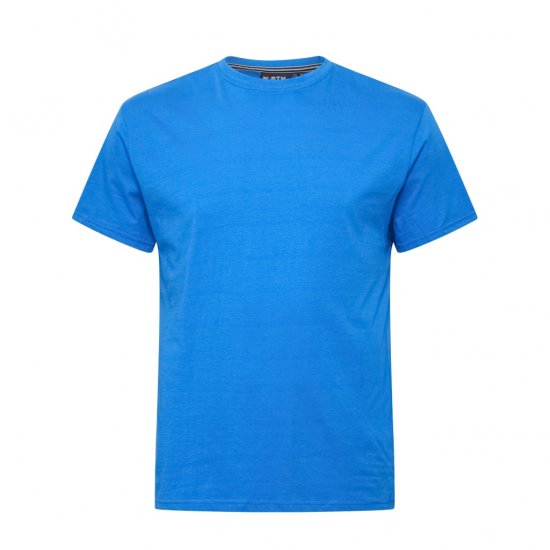 North Latitude T-Shirt O-Neck Cobolt Blue - T-shirts - T-shirts i store størrelser - 2XL-14XL
