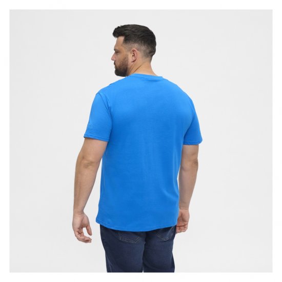 North Latitude T-Shirt O-Neck Cobolt Blue - T-shirts - T-shirts i store størrelser - 2XL-14XL