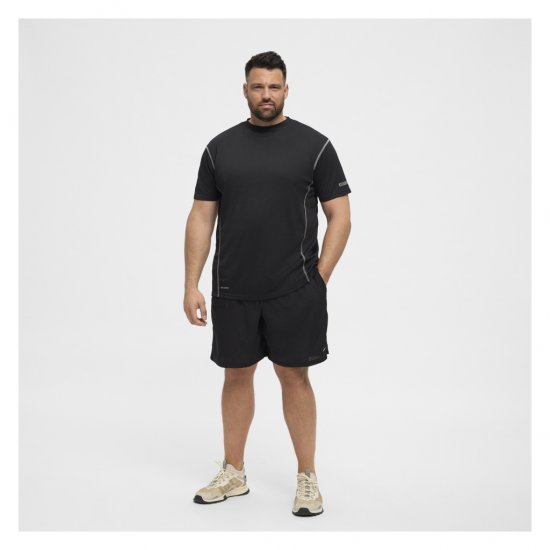 North Latitude Sport Tech T-Shirt Black - T-shirts - T-shirts i store størrelser - 2XL-14XL