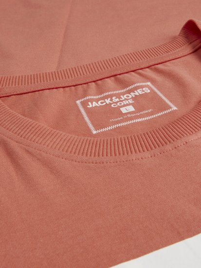 Jack & Jones Spring Logo T-Shirt Pink - T-shirts - T-shirts i store størrelser - 2XL-14XL