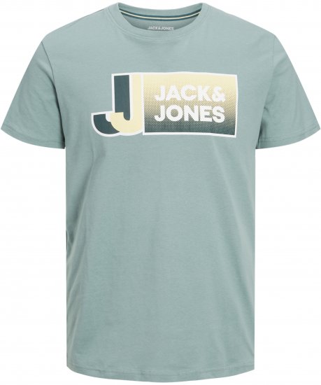 Jack & Jones Logan T-Shirt Grey - T-shirts - T-shirts i store størrelser - 2XL-14XL