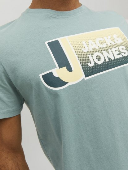 Jack & Jones Logan T-Shirt Grey - T-shirts - T-shirts i store størrelser - 2XL-14XL