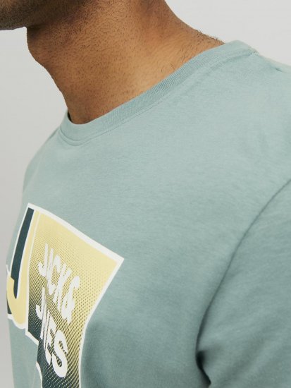 Jack & Jones Logan T-Shirt Grey - T-shirts - T-shirts i store størrelser - 2XL-14XL